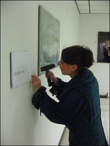 KunstWandelBilk 2009: Aufbauarbeiten